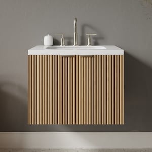 16-36&quot; Reeded Bathroom Vanity - Free Shipping - Double Doors