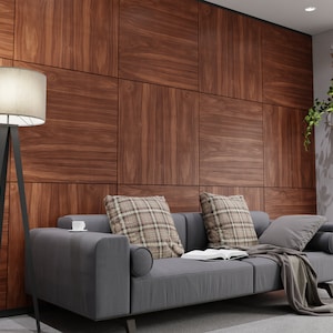 Walnut Veneer Wood Panels - 3/4&quot; Thick - Full Edge Finish - Custom Made to Any Size