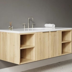 Bathroom Vanity - Single Sink - Free Shipping - Handcrafted in Brooklyn, NY