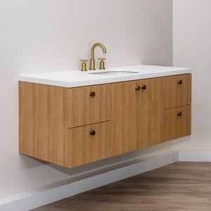 Bathroom Vanity - Modern Floating Design, Stylish Storage Solution & Free Shipping - Perfect for Your Renovation!