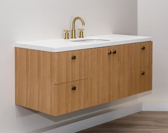 Bathroom Vanity - Modern Floating Design, Stylish Storage Solution & Free Shipping - Perfect for Your Renovation!