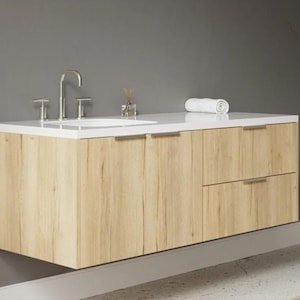 Bathroom Vanity - Single Sink - Free Shipping - Handcrafted in Brooklyn, NY
