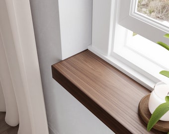 Natural Wood Veneer Window Sill