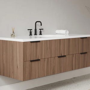 Bathroom Vanity - Single Sink - Free Shipping - Handcrafted in Brooklyn, NY