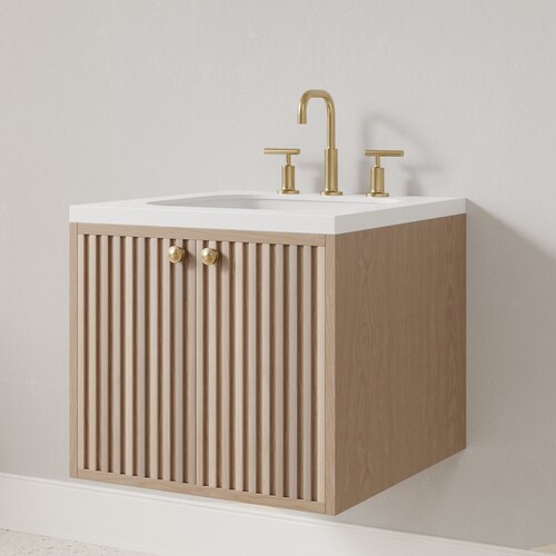 16 to 36 Wood Slat Bathroom Vanity Slatted Wood - Etsy