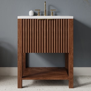 16-36&quot; Fluted Bathroom Feet Vanity - Free Shipping - Double Doors