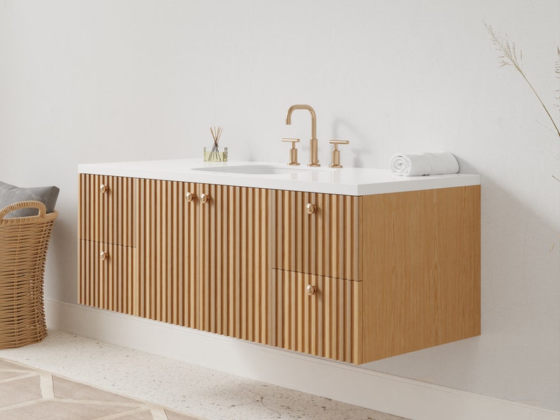 Floating Bathroom Vanity Free Shipping Etsy