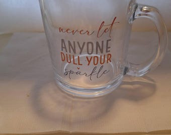 GLASS COFFEE MUG