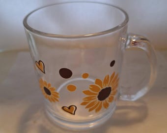 GLASS COFFEE MUG