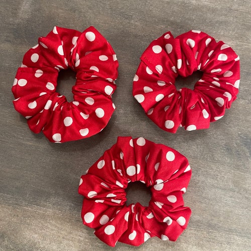 Red Polka Dot Headband Polka Dots Hairband Fabric Red With - Etsy