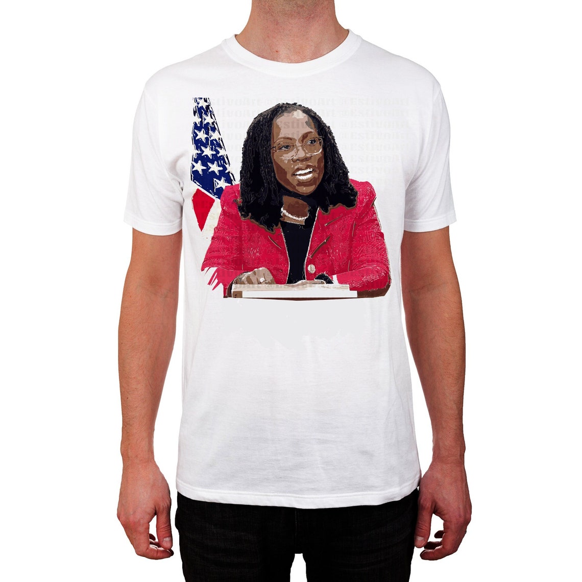 Ketanji Brown Jackson Color Portrait, SVG, PNG - Etsy