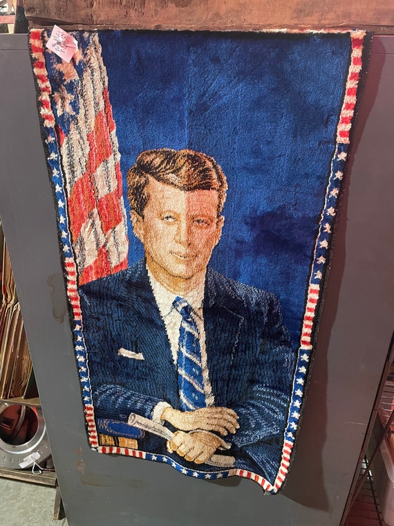 John F Kennedy Tapestry Etsy