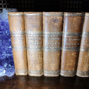 The Plays of WILLIAM SHAKESPEARE, annotations by Samuel Johnson / Steevens, 13 volumes pub. by Bell 1785 SCHAARLIJK!