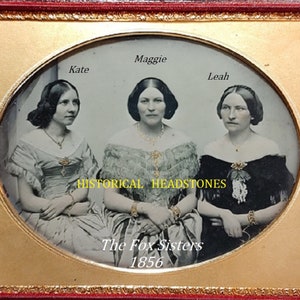 The FOX SISTERS  1/2 Plate Ambrotype, c.1856  Spiritualists / Best Image Known!  VIDEO!