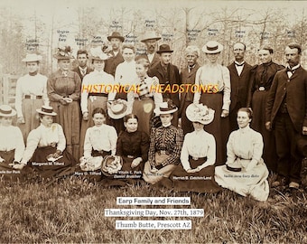 Wyatt Earp Familie und Freunde * H0LY GRAIL of EARP / HOLLIDAY Bilder um 1875 + Guiness World Rekordhalter Echtheitsbestätigung!