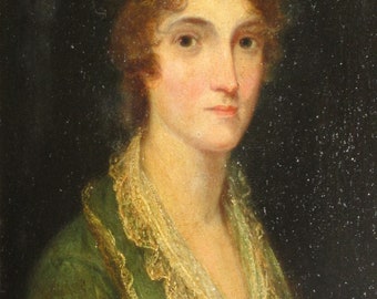 QUEEN (Not Consort) CAMILLA Parker Bowles 19th c. Grandmother Mary Anne Cubitt / Oil on Board Painting C. 1828