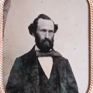 Algemeen STONEWALL JACKSON 1/9e Ambrotype c.1859 ANTIBELLUM Foto Burgeroorlog gerelateerd afbeelding 2