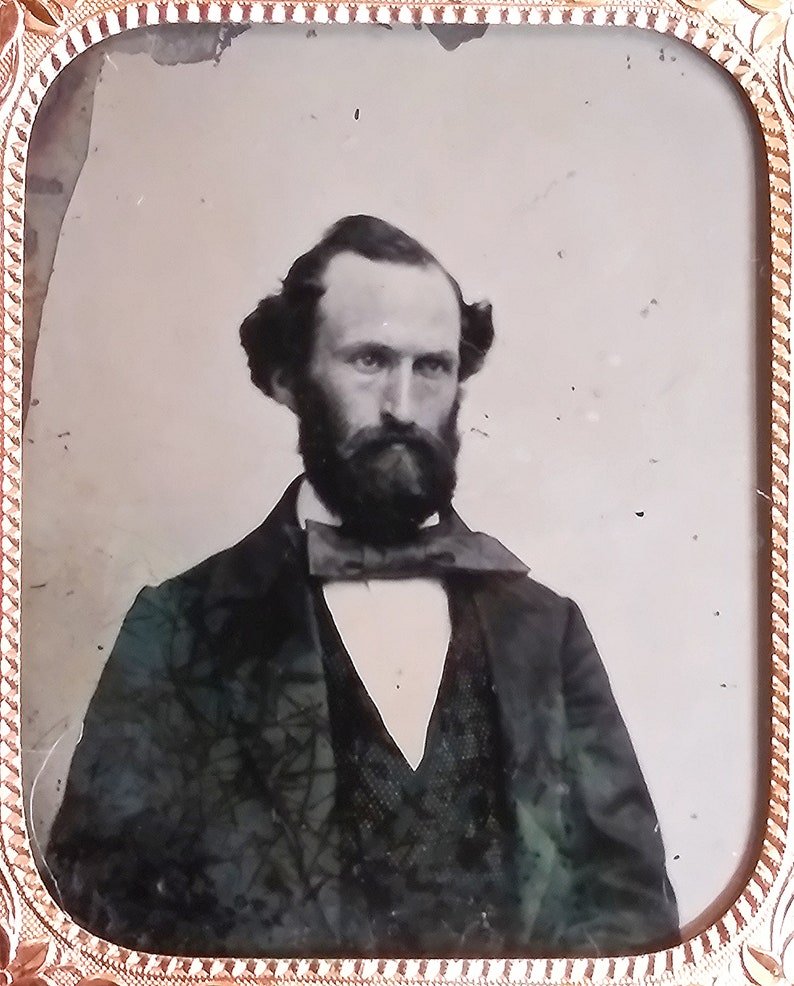 Algemeen STONEWALL JACKSON 1/9e Ambrotype c.1859 ANTIBELLUM Foto Burgeroorlog gerelateerd afbeelding 2