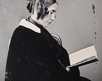 Harriet Beecher Stowe #2  1/9th Plate Ambrotype c.1865