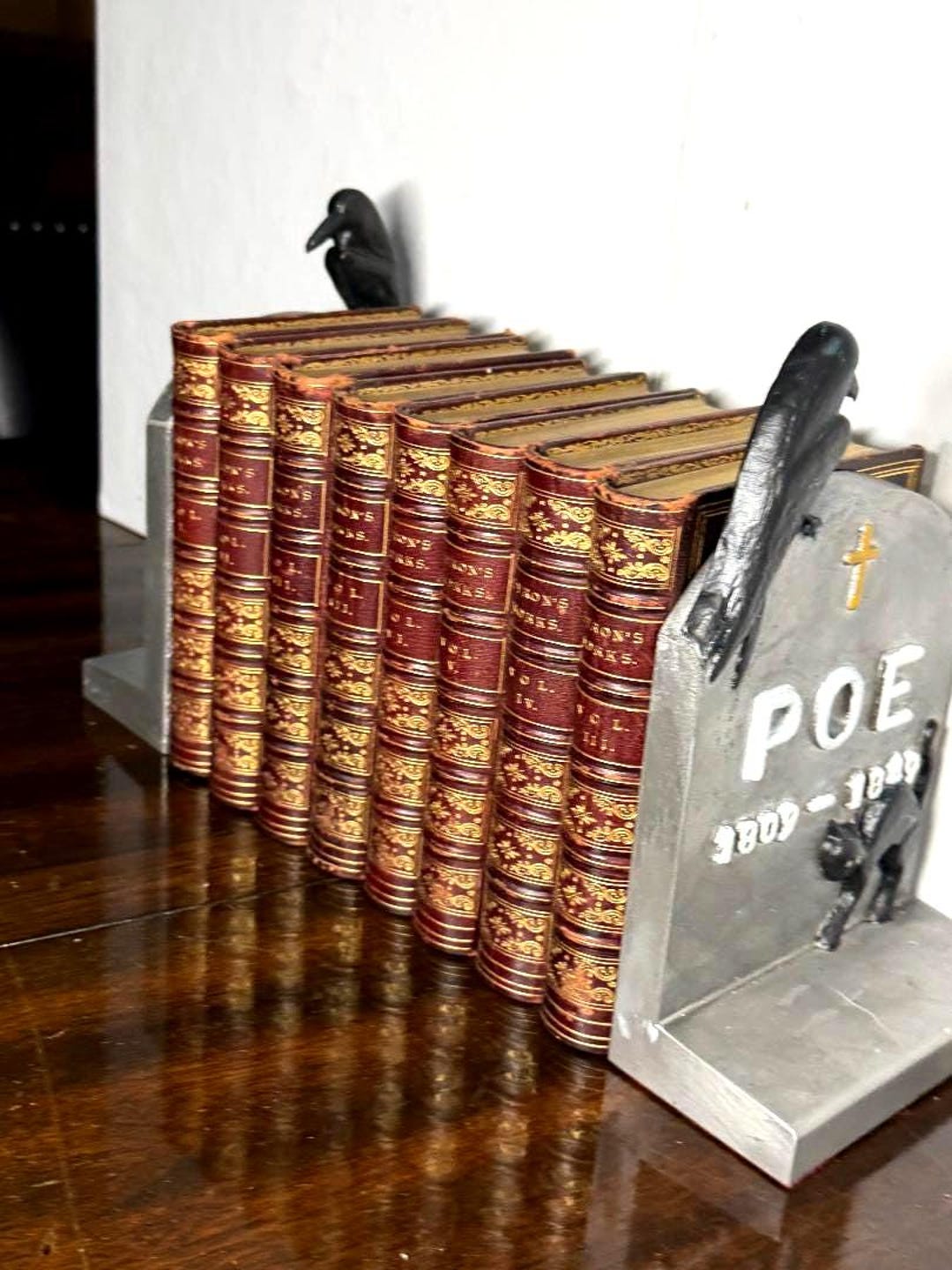 The POETICAL WORKS of Lord BYRON C.1873 in 8 Volumes / Fine Leather ...