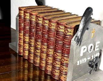 ロード・バイロンの詩集　1873年頃　全8巻／上質な革装丁　完全版