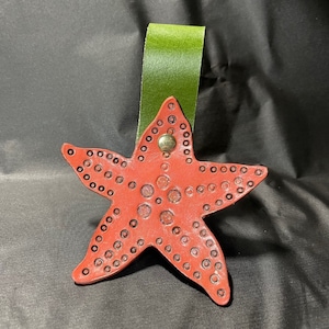 Hand Tooled Leather Starfish Skirt Hike