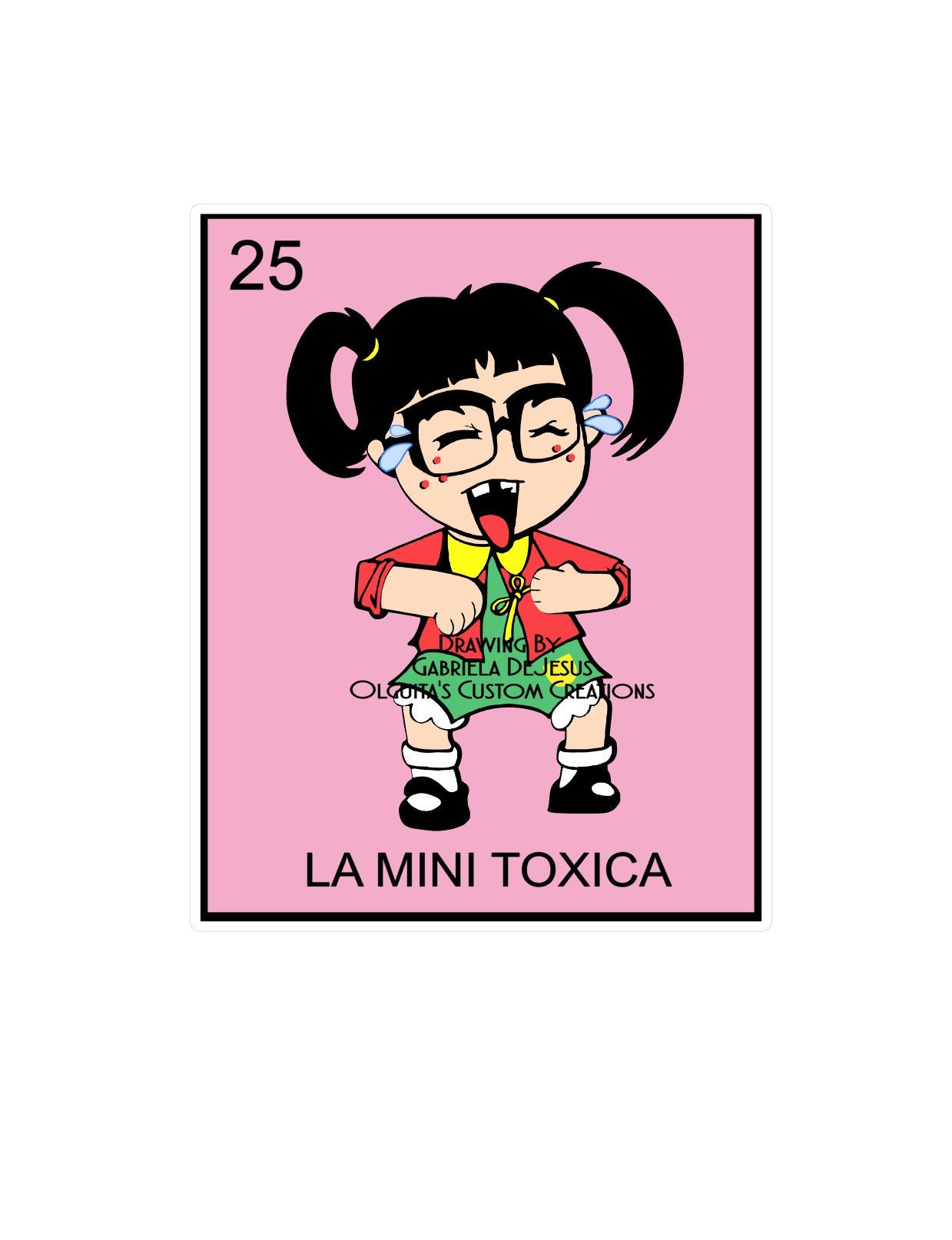 Chilindrina/ La Mini Toxica/la Mini Toxica Mini - Etsy Denmark