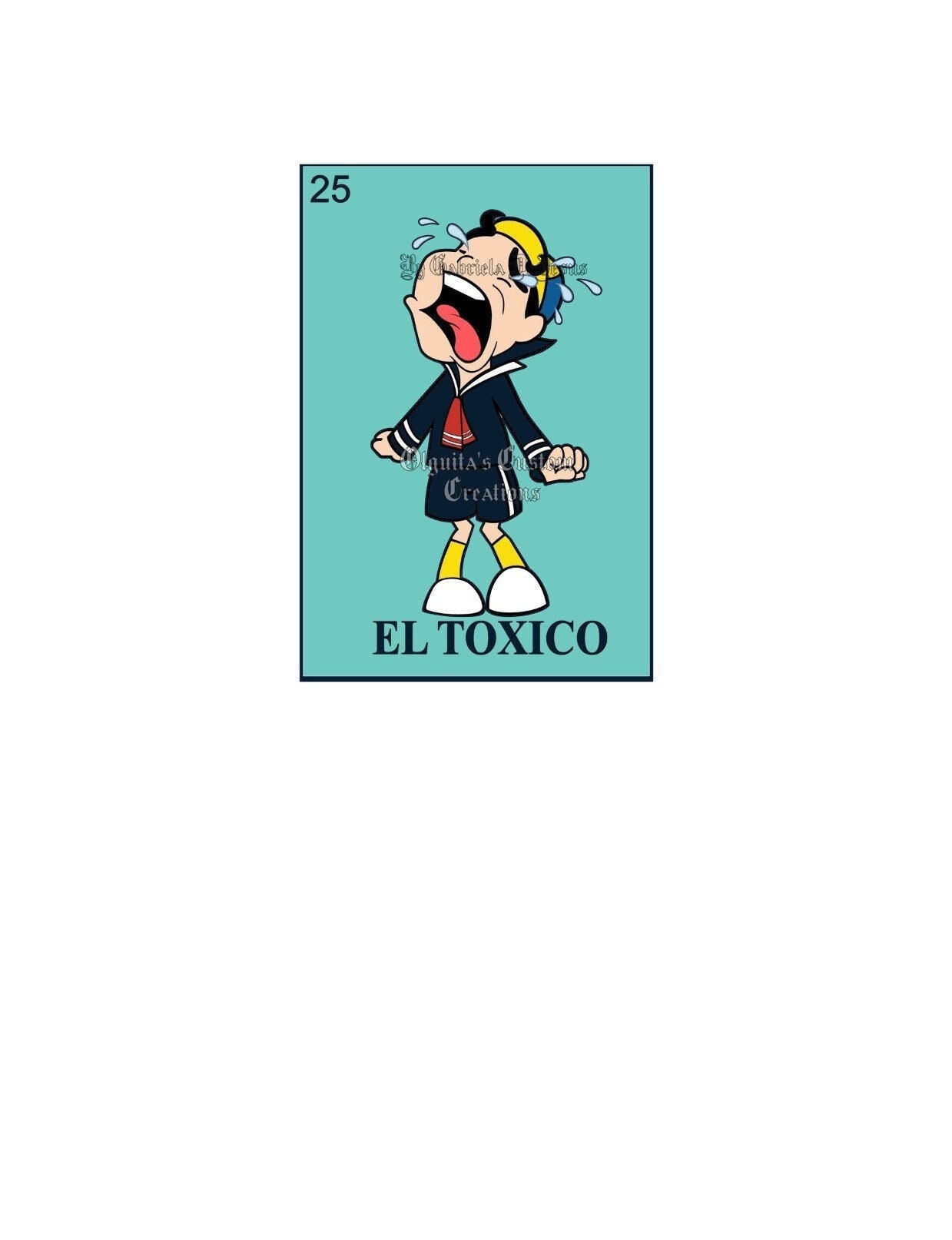 Quico El Lloron Png/kiko El Lloron/el Toxico/loteria - Etsy India