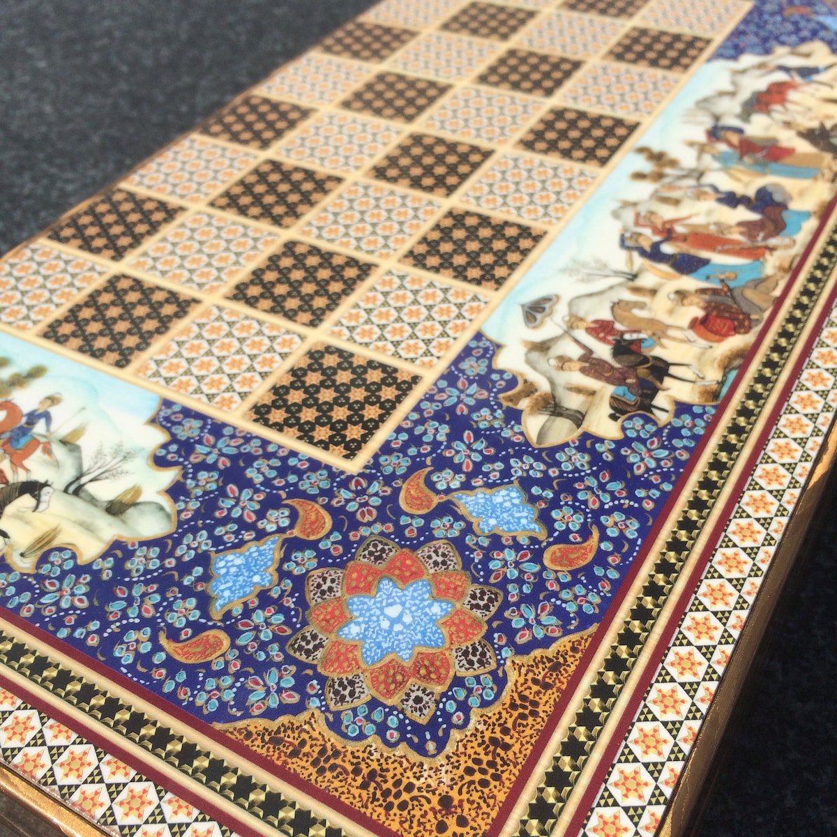 Wooden Mosaic Chess and Backgammon Set, Backgammon Board Set, Luxury Backgammon Board, Backgammon Set With Wooden Chess Pieces, Gift - Etsy