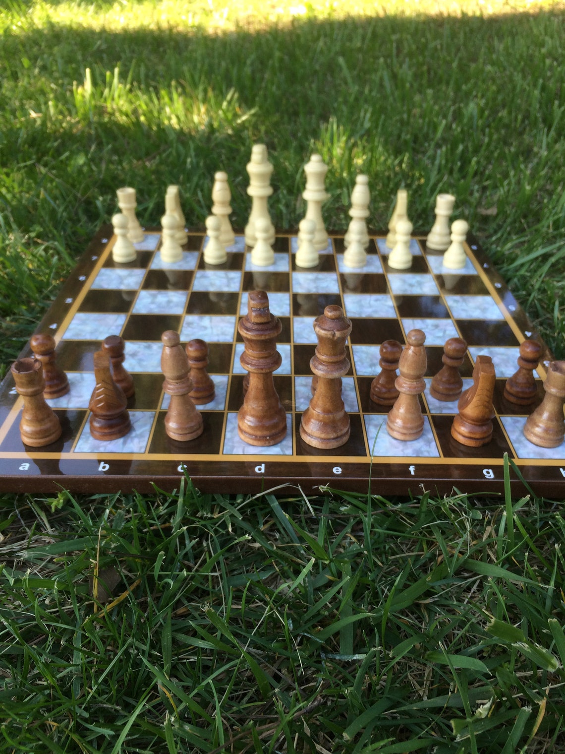 Chess Set Wooden Chess Set Chess Set Board Chess Board Etsy