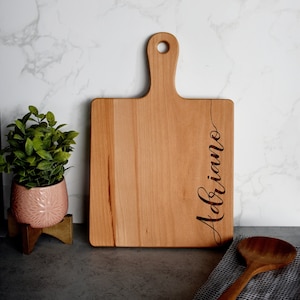Personalized Name Cutting Board. Custom Engraved Charcuterie Board Custom board, Wedding Gift, Anniversary, Housewarming Gift for couple