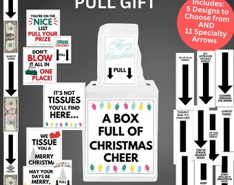 Christmas Money Gift Box, Holiday Money Pull Present Idea, Tissue Box Cash Gifts, Creative Money Gift for Men, Teen Money Gift Secret Santa