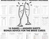 Bachelorette Party Games Bundle, Funny Bachelorette Games, Hen Party Games, Activities for Adults, Girl's Night Games, Dirty Clean Games