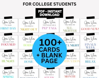 Printable Open When Envelopes College Students For Guys, College Open When Labels Template Going Away Gift, Open When High School Graduation