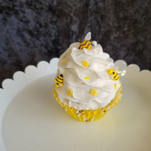 Bee Theme Faux Cupcake