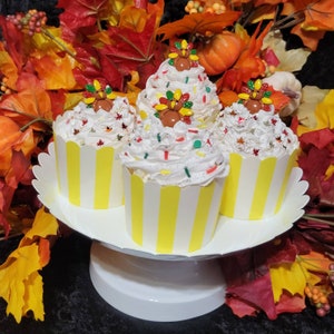 Thanksgiving Faux Cupcakes