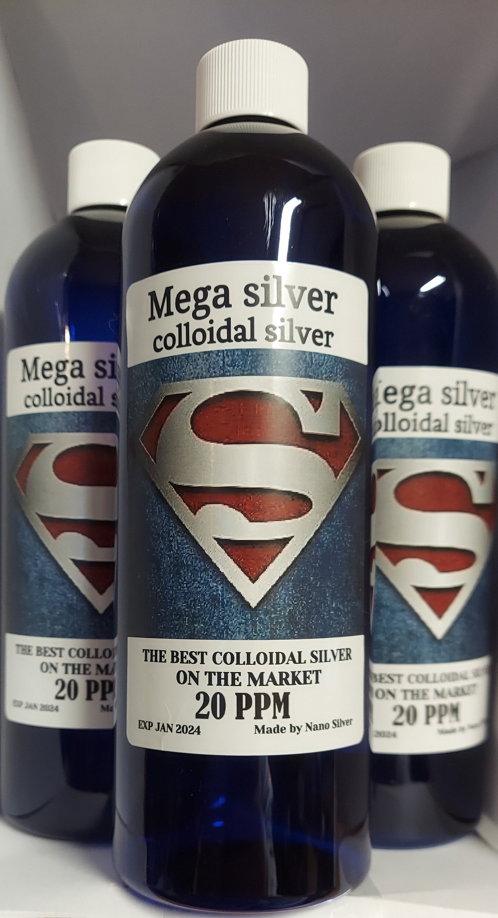 Mega Silver Colloidal Silver 20 Ppm Colloidal Silver Liquid 48 Etsy
