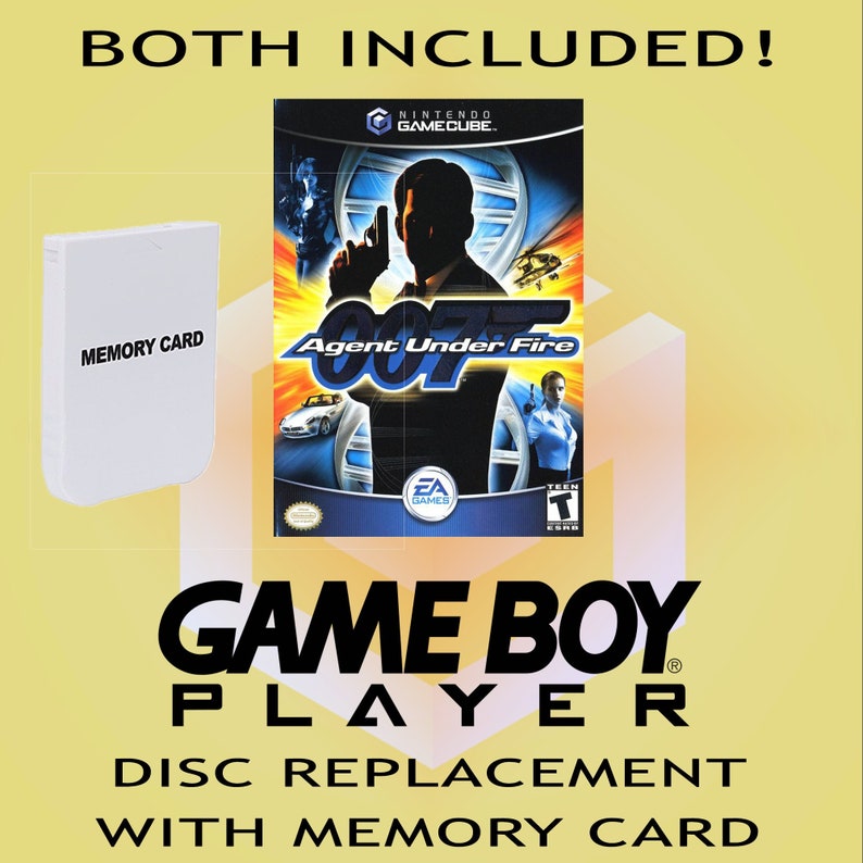 Game Boy Player GameCube Memory Card & Game Disc Replacement image 1