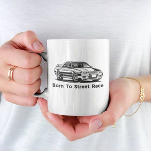 Skyline GTR | Samsung Skyline R32 | issan gtr | Skyline GTR Geschenk | Tasse mit Farbe innen