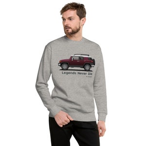 BMW FJ Cruiser | FJ Kreuzer | Toyota Land Cruiser fj | orange FJ | Unisex Premium-Sweatshirt