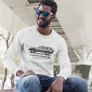 トヨタ ランドクルーザー 80 シリーズ | LC 80 | ランドクルーザー 80 | トヨタ T シャツ | ユニセックス ロングスリーブ T シャツ