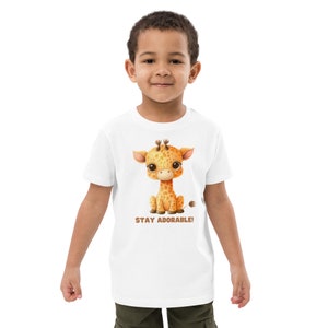 Niedliche Giraffe | Baby Giraffe | Tier T-Shirt | Giraffe T-Shirt