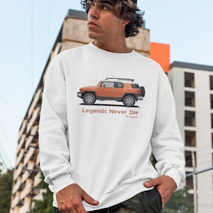 BMW FJ Cruiser | FJ Kreuzer | Toyota Land Cruiser fj | orange FJ | Unisex Premium-Sweatshirt