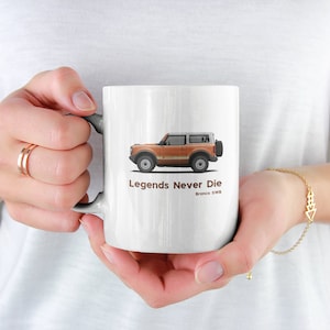 Christmas Gift | Ford Bronco Ceramic Mug | New Ford Bronco | Ford Coffee Mug | Ford Gift Mug | Ford Merch | Camping Mug | Overlanding Mug