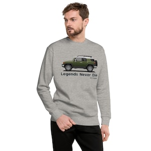 Toyota FJ Cruiser Army Green | FJ Cruiser | Toyota Land Cruiser | FJ | Toyota 4x4 | Unisex Premium Sweatshirt
