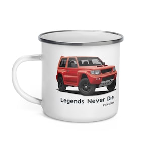 Mitsubishi Montero Evolution 4x4 | Mitsubishi Pajero Evolution | Mitsubishi Pajero Enamel Mug