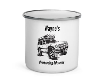 Personalised  Personalised Land Cruiser 80 series mug | Camping Mug | Toyota Gifts | Land Cruiser 80 series