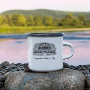 Toyota Land Cruiser FJ40 Instrument cluster | Enamel mug | Overlanding Gift | 4x4 Gift