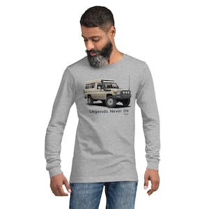 Toyota Land Cruiser 70 Series | Land Cruiser Troopy | Toyota Land Cruiser Unisex Long Sleeve Tee