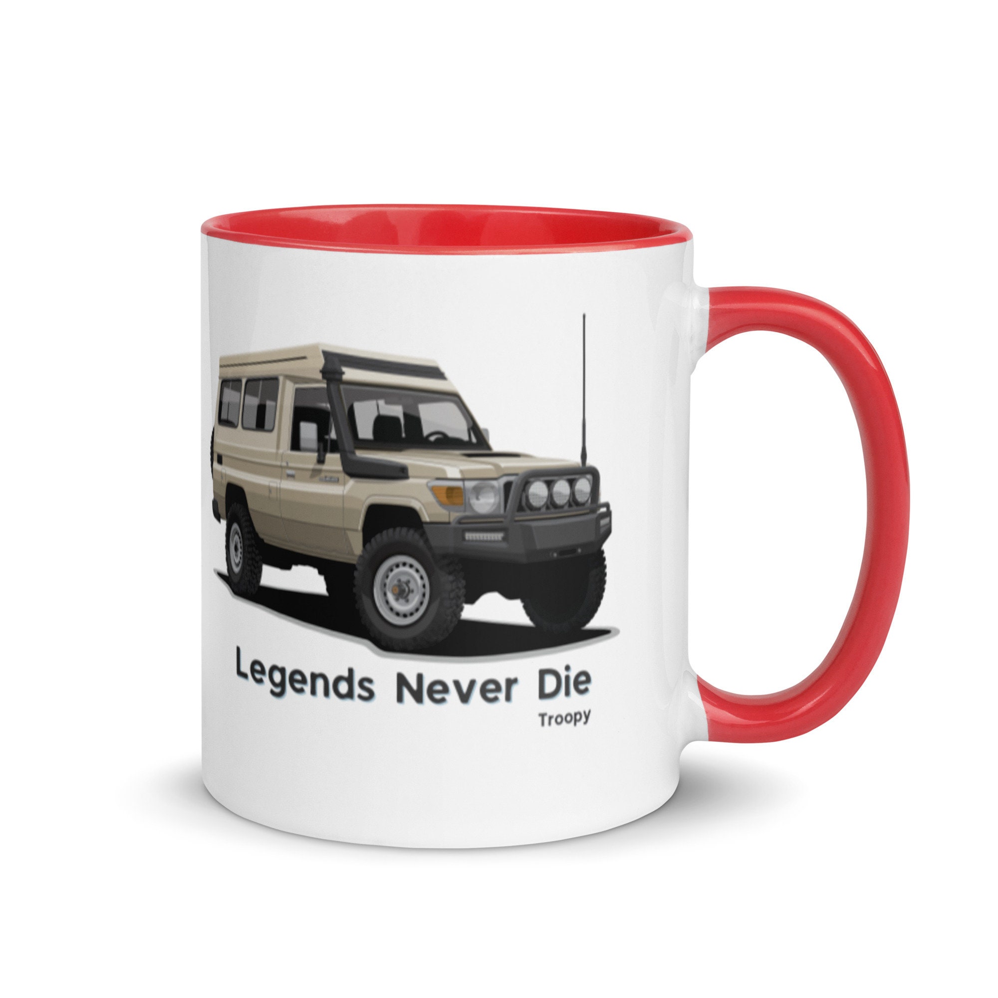 Toyota Land Cruiser Troopy | Toyota Land Cruiser 70 Series | Toyota Land Cruiser Mug with Color Inside